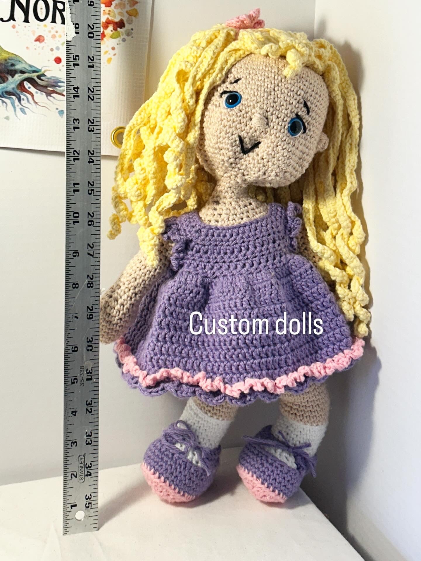Doll - blond blue eyes