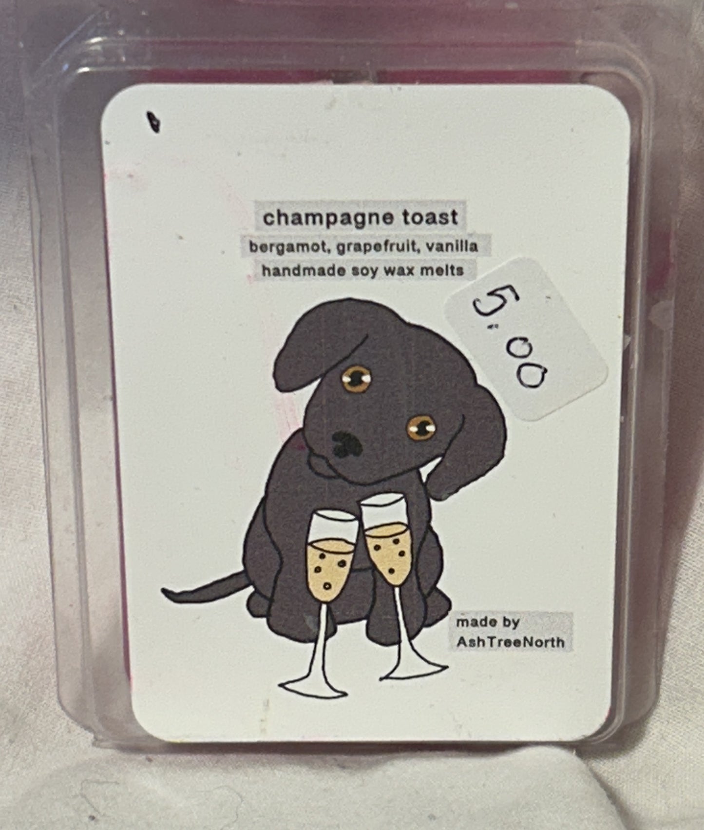 Clam Shell wax melts - Champagne Toast