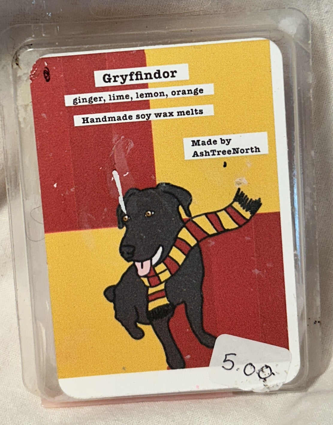 Clam shell wax melts - Gryffindor
