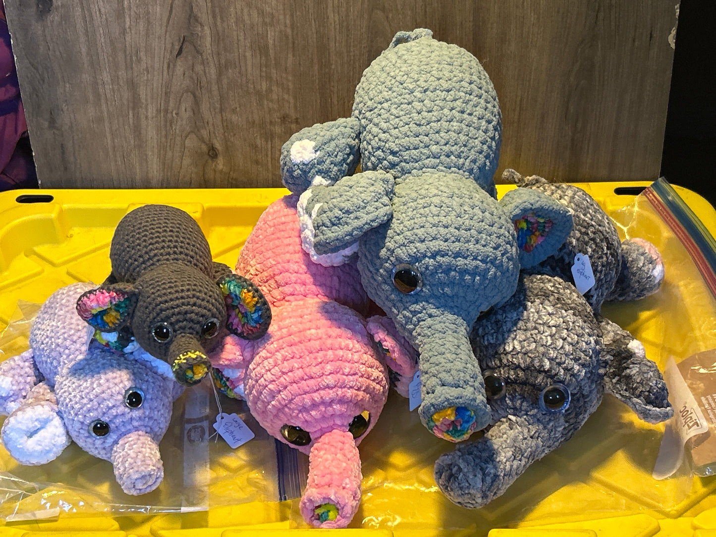 Crochet small elephant