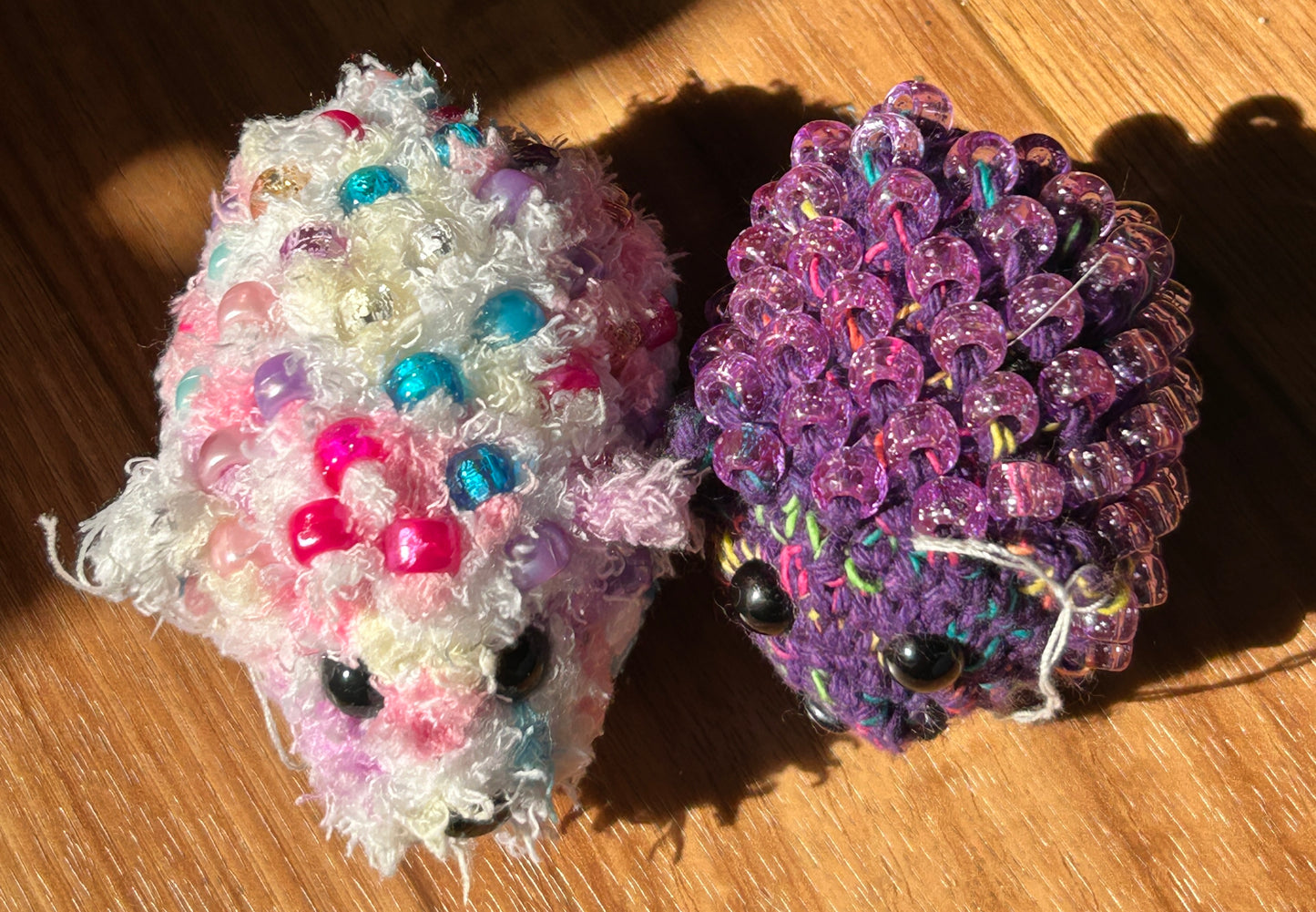 Crochet Beaded fidget hedgehog