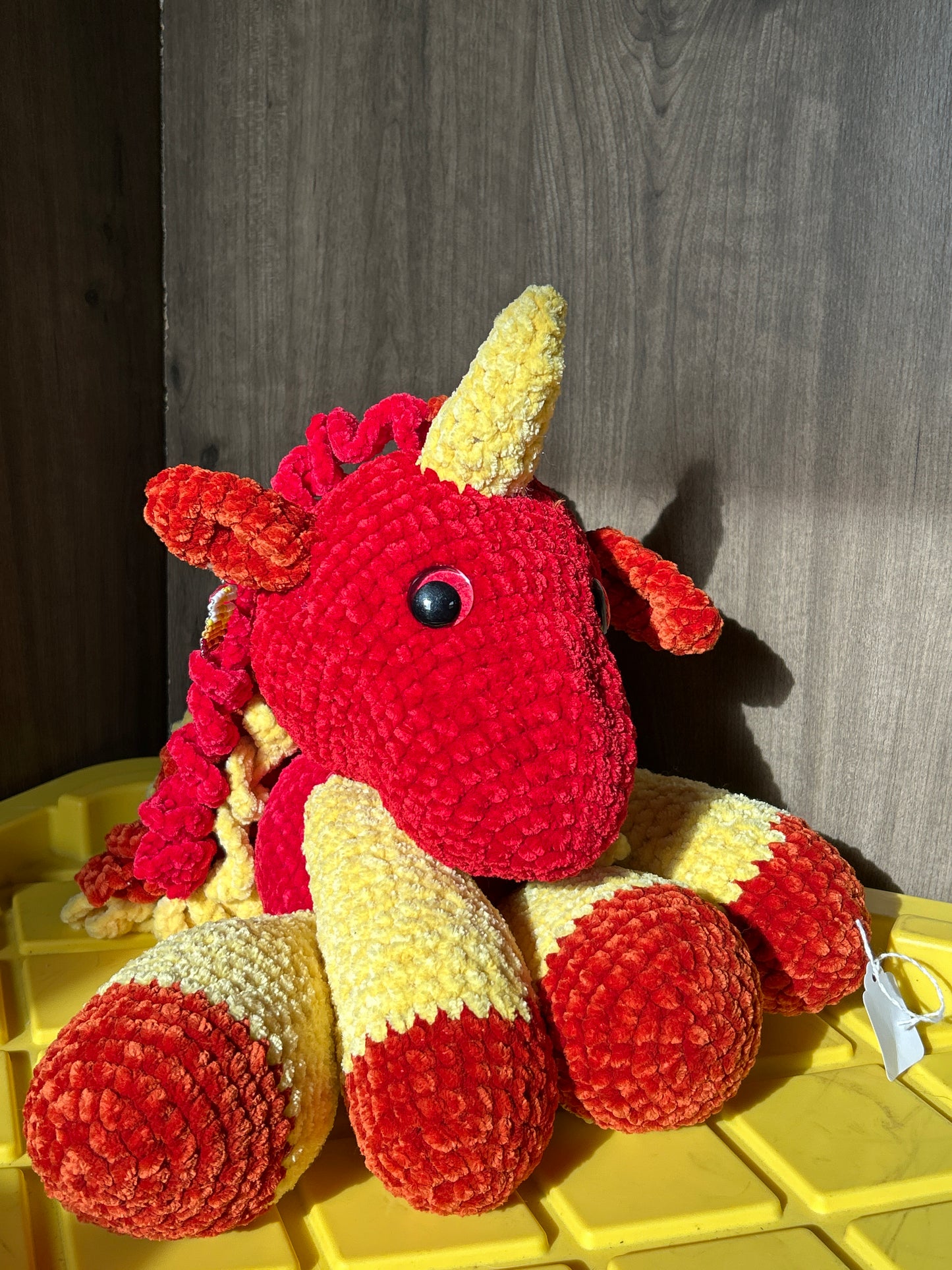 Crochet elemental unicorns (fire)