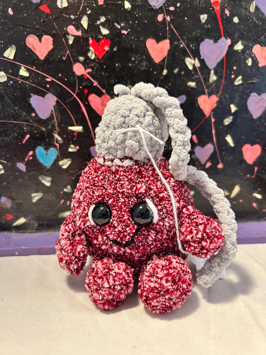 Christmas light person plushie Red