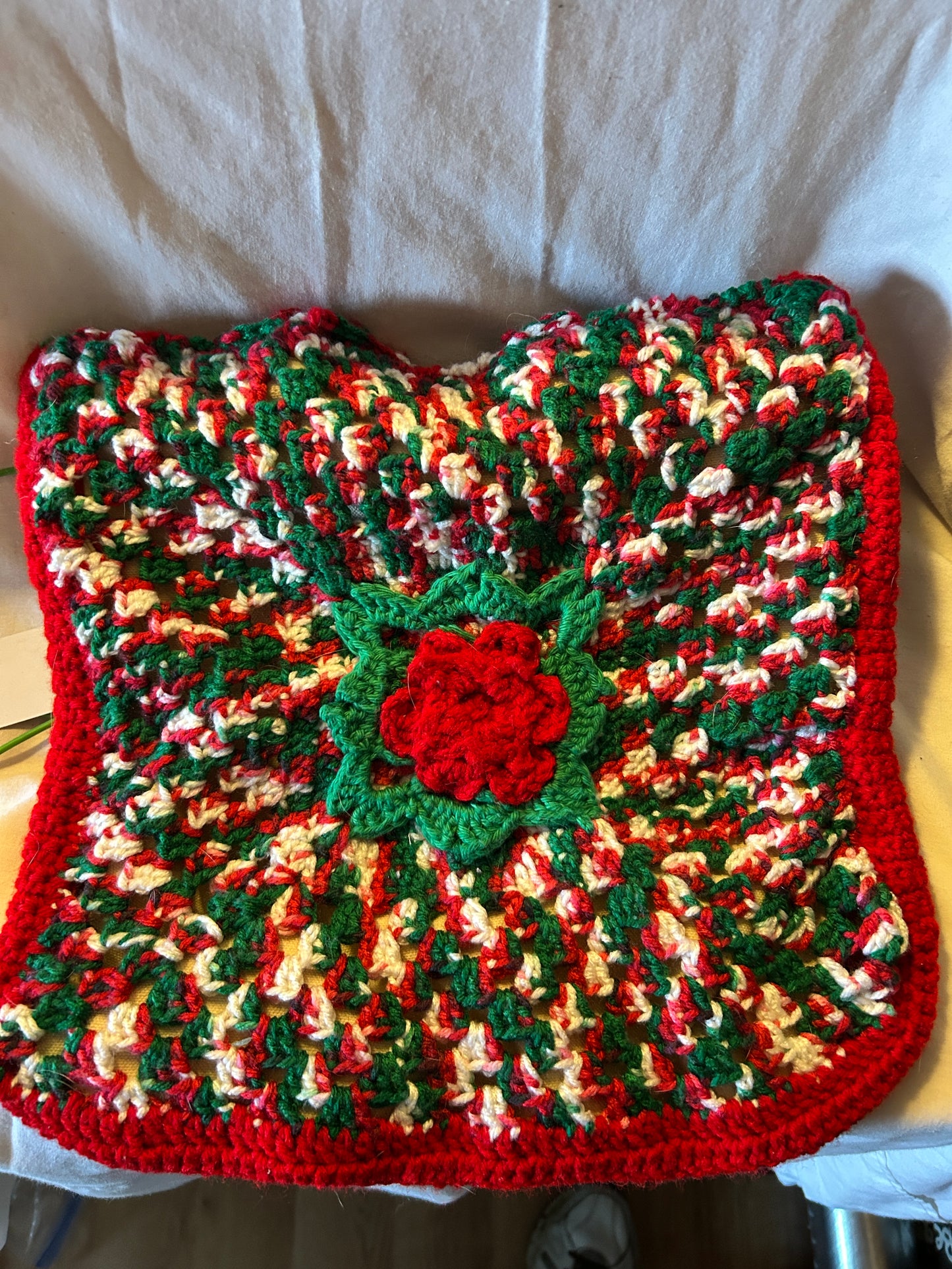 Christmas tote - flower