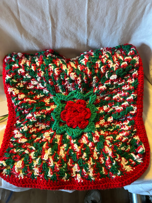 Christmas tote - flower