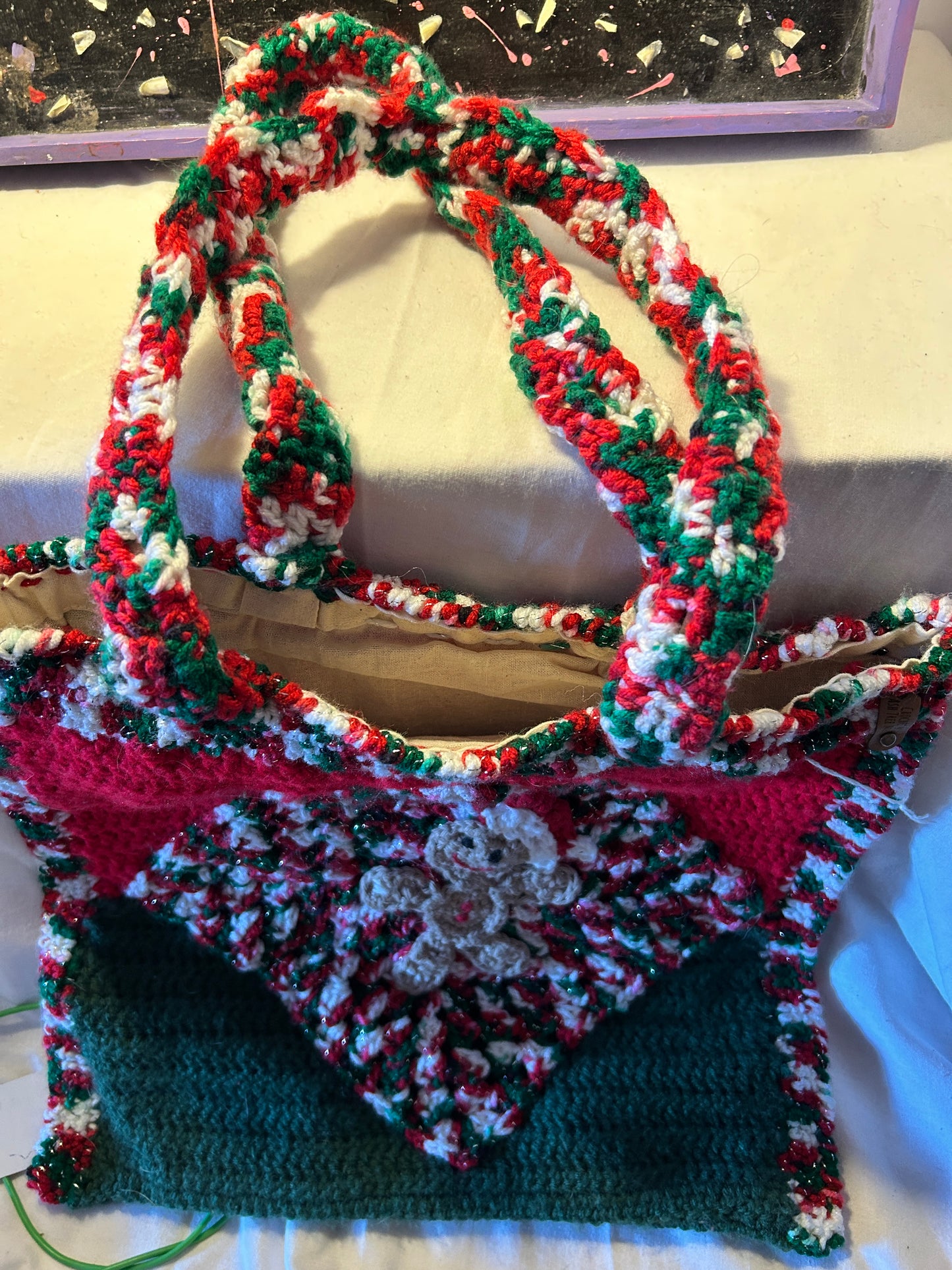 Christmas tote - gingerbread
