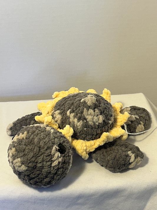 Crochet Large Sunflower turtles