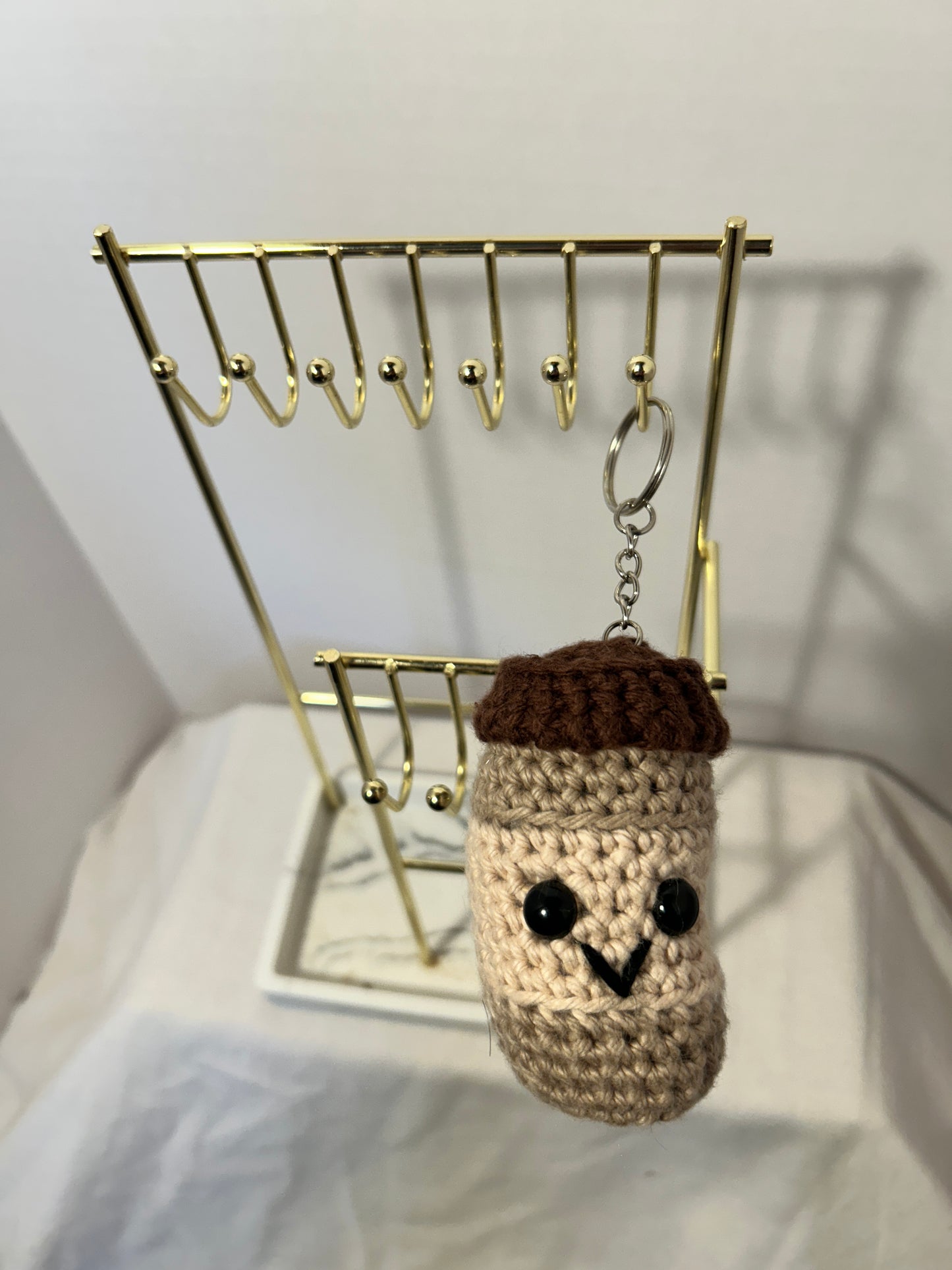 Crochet Coffee Cup Keychains