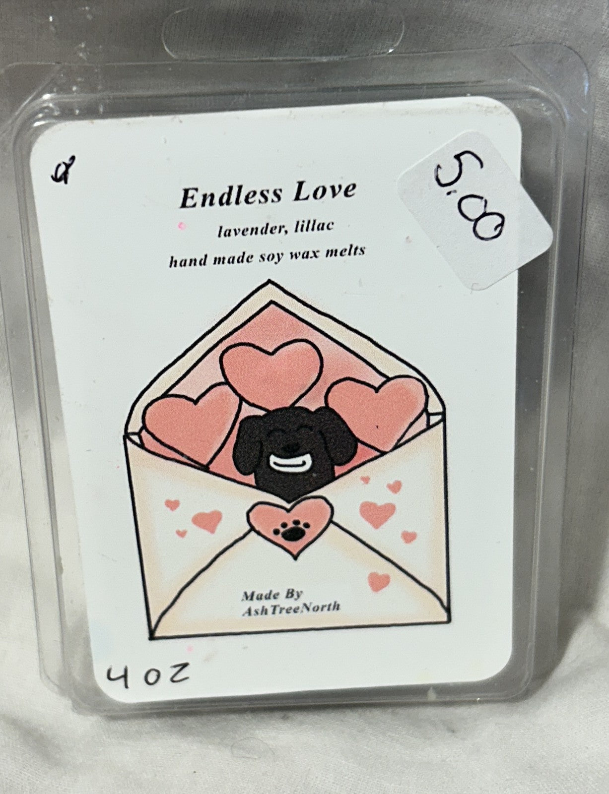 Clam shell wax melts - Endless Love