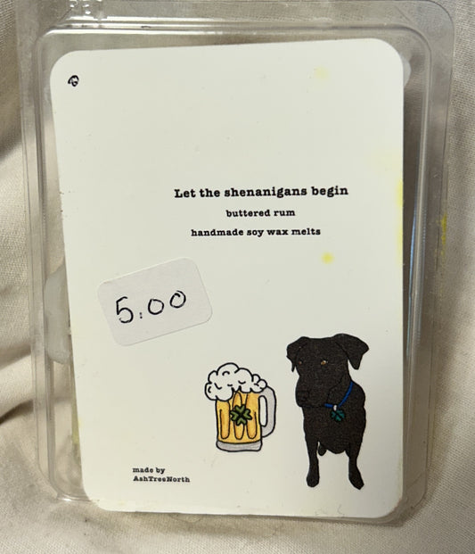 Clam Shell Wax Melt - Let the Shenanigans Begin