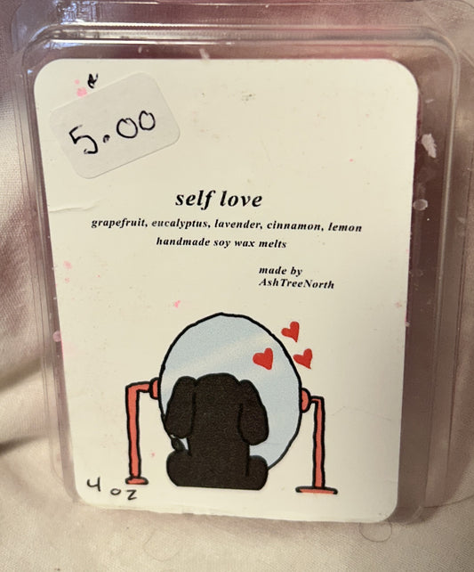 Clam shell Wax melts - Self Love